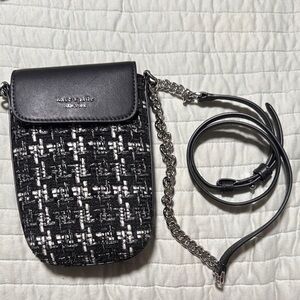 Kate Spade Black and White Crossbody Bag